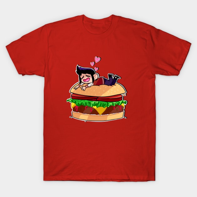 I love burgers! T-Shirt by iamprikle